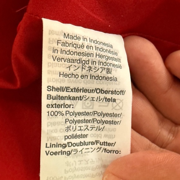 Madewell Red Longsleeve Floral Pattern Mini Dress - Picture 8 of 11